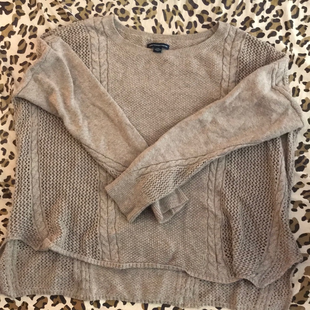 American Eagle Knit Cropped Sweater